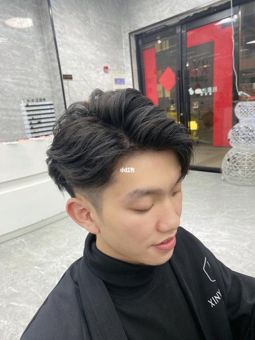 纹理烫 男士发型_纹理烫_男士发型_发型_三七分_修颜