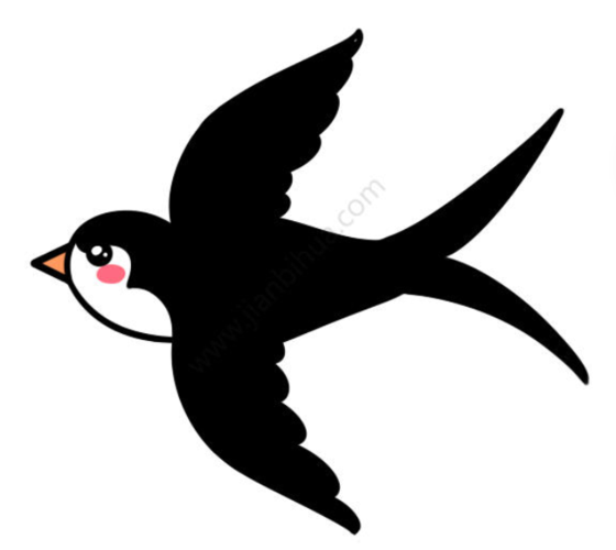 "线上互动,家园共育"北城实验学校幼儿园大二班绘画分享《小燕子》