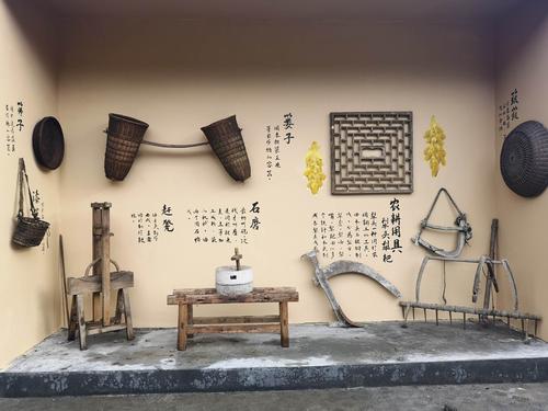 这里的农具展示!