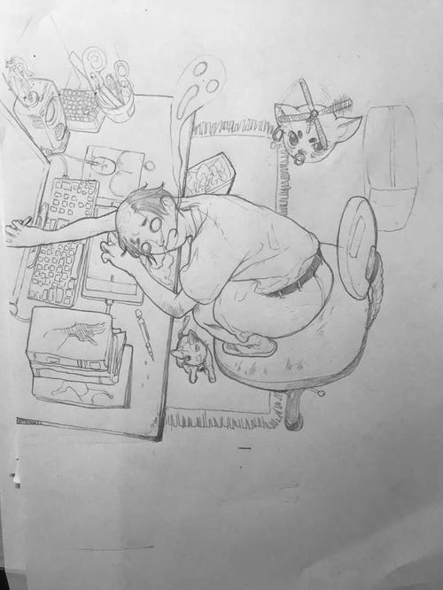 【动漫】摸鱼计划08 | 这是我画画的真实写照