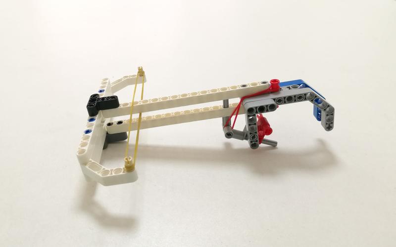 用乐高自制一把可以发射的弩