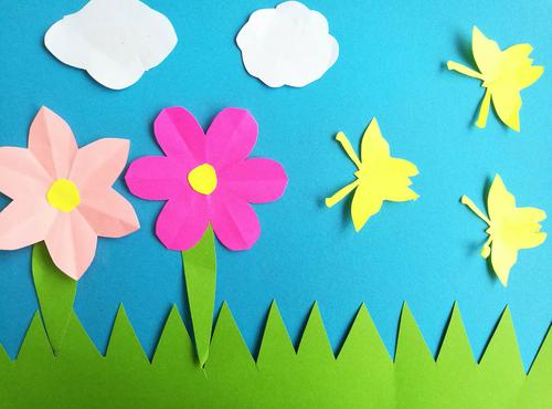 中卫市第三小学三年级(5)班剪纸作品展