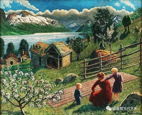 挪威艺术家尼科莱·阿斯特鲁普作品