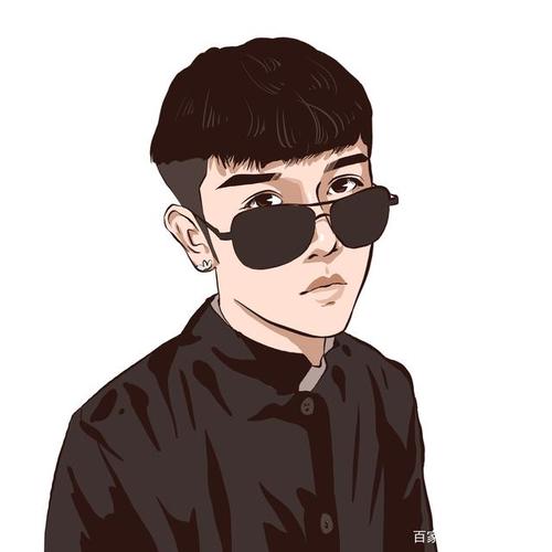 男生成熟气质漫画微信头像设计,做最好的自己