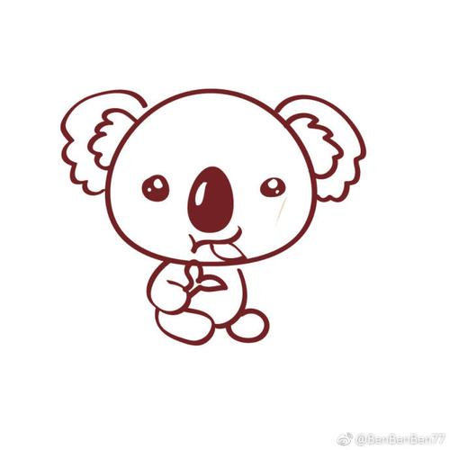 考拉简笔画