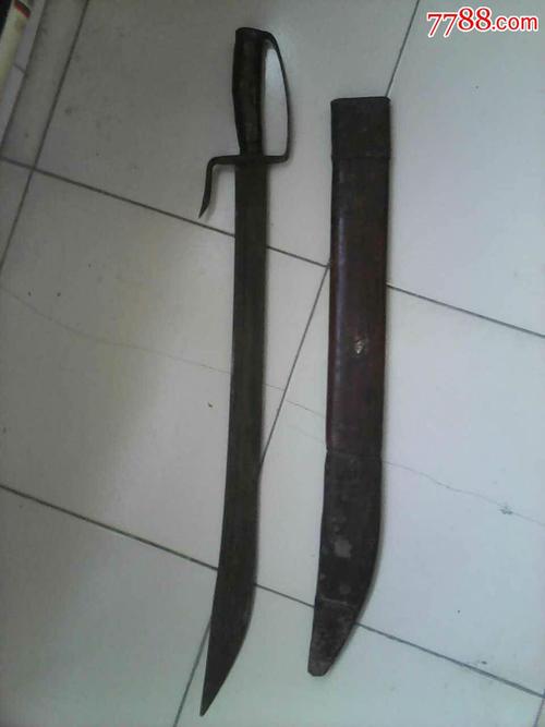 清代铁刀带原刀鞘