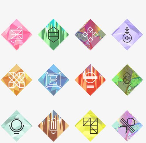 关键词 : 菱形,时尚卡片,时尚素材,创意素材