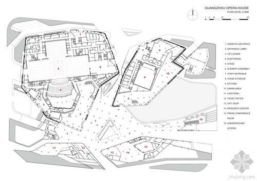 广州歌剧院--14多层现代文化建筑