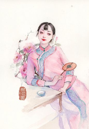 民国风水彩系列