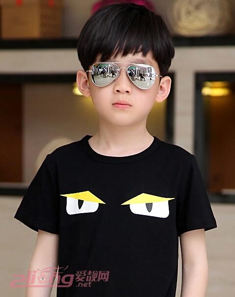 2017年潮流夏季男生儿童短发发型图片