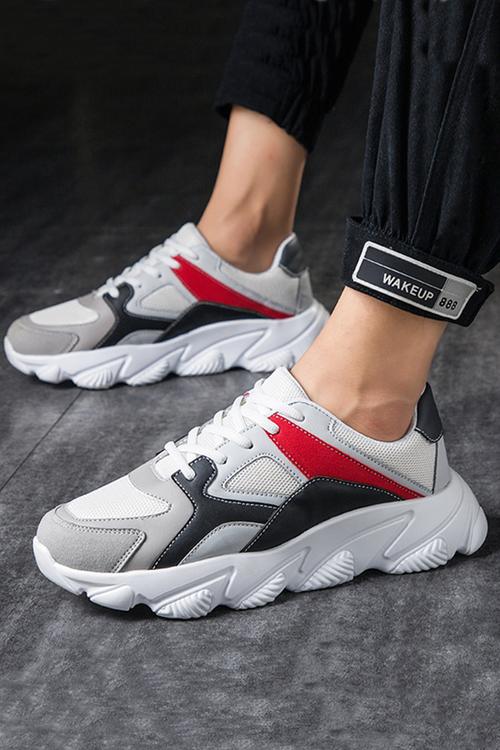 老爹鞋男韩版夏季透气百搭增高ins运动鞋潮鞋2019新款男鞋