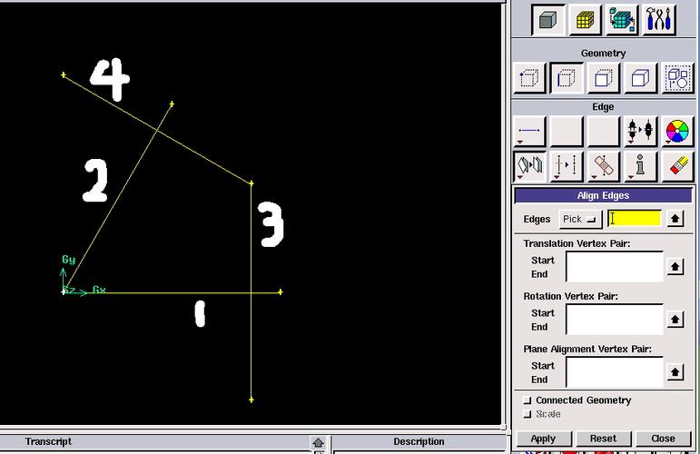 gambit怎么画圆与两直线相切?二维的