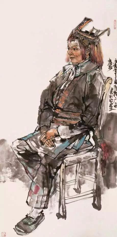 "写意人物"国画家陈联喜的治艺之路