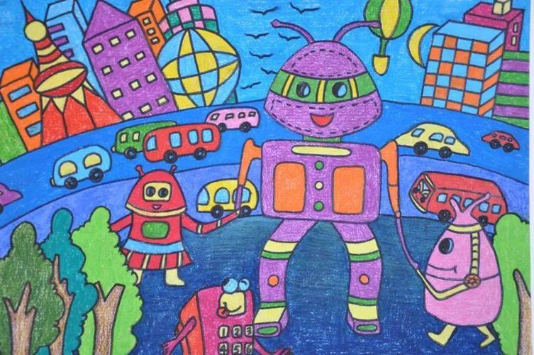 第28届041全国科幻画二等奖作品赏析