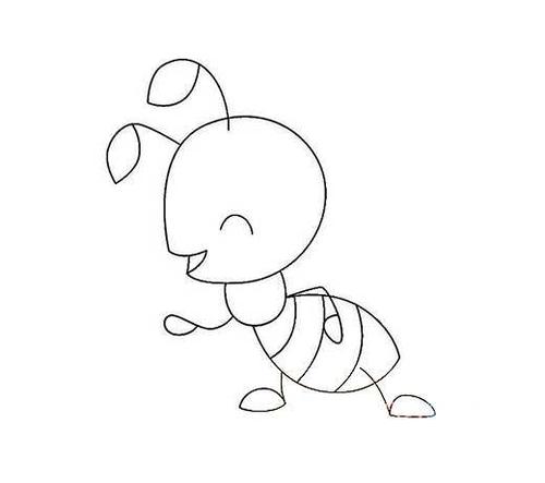 儿童简笔画如何超简单的画蚂蚁