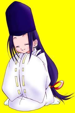 棋魂佐为qq头像黑白q版