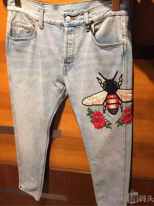 gucci小蜜蜂牛仔裤3132码