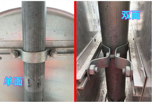 厂家直销 交通标志牌抱箍 卡箍 镀锌扁铁抱箍 供应交通标志牌配件