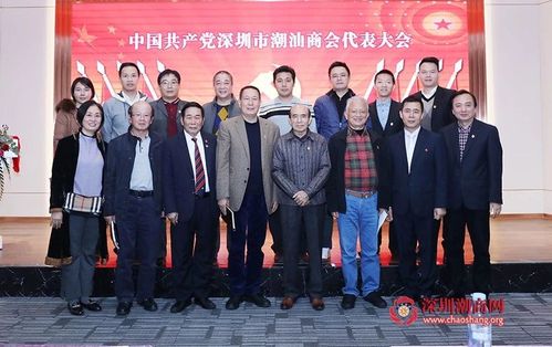深圳市潮汕青年商会党委党员代表合影