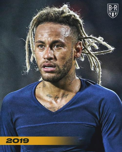 内马尔的发型演变