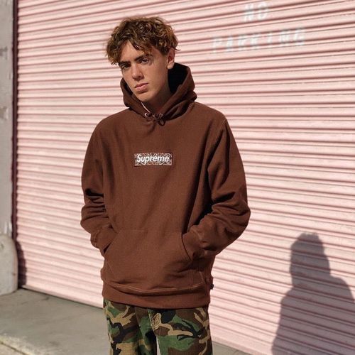 supreme腰果花卫衣,supreme腰果花 supreme tyo box logo hooded sweatshirt腰果花刺绣连帽卫衣帽衫