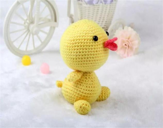 jm热卖小黄鸭 diy手工制作玩具 毛绒钩针玩偶 diy材料包 六一节
