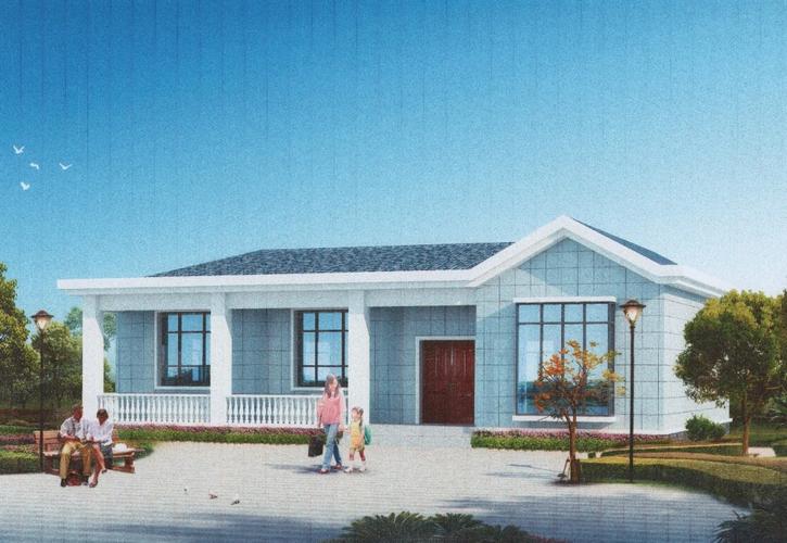 开间15米左右的一层自建房,空间足够大,值得农村一建