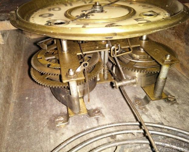 特价民国永字牌古董挂钟钟表一个木质边框包老怀旧收藏钟报平安机械钟