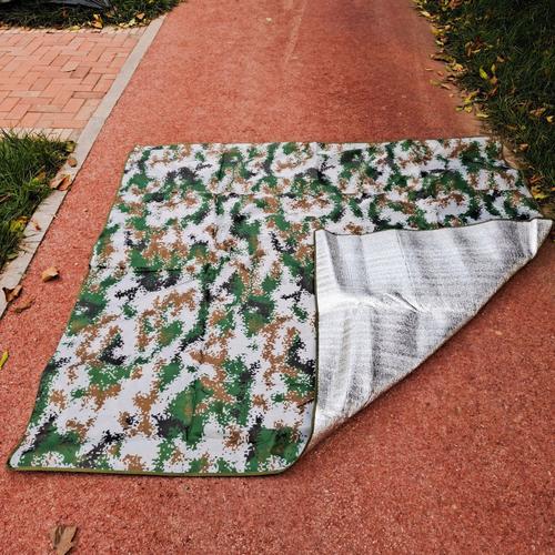 现货批发户外野营迷彩防潮垫数码迷彩单人防潮垫加厚迷彩铝膜垫子