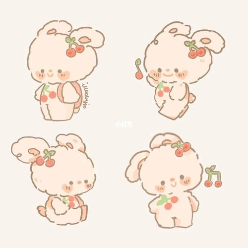 卡哇伊的小兔兔来啦!_兔子_可爱图片_素材_素材其他