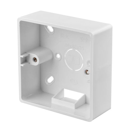 5个线盒明装底盒86型明盒插座盒子开关接线盒底座pvc明装盒加厚