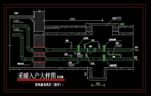 哈尔滨采暖入户大样图