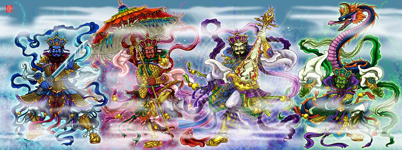 四大天王,魔家四将!