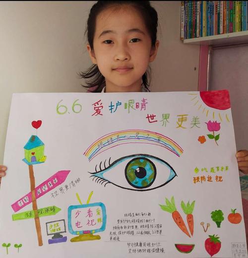 爱护眼睛 保护视力—— 世界爱眼日手抄报活动