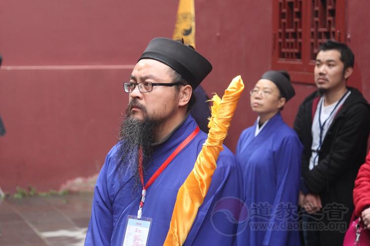 武汉长春观丙申坛全真派道士传戒祷结戒幡科(图集)