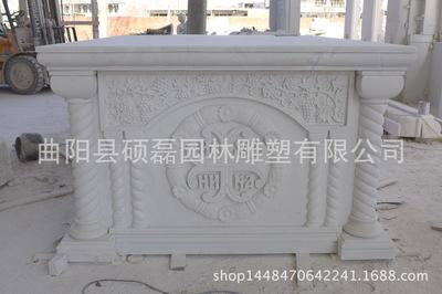 曲阳石材雕刻 天主教 基督教东正教产品圣像壁祭台 读