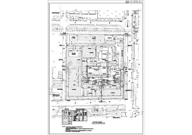 某综合医院规划总平面建筑设计施工图