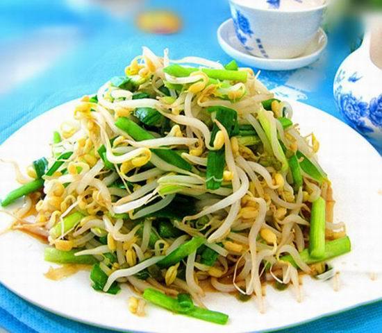 韭菜绿豆芽