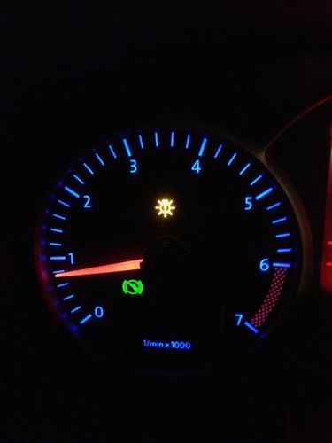 大众朗逸黄色指示灯报警什么意思?