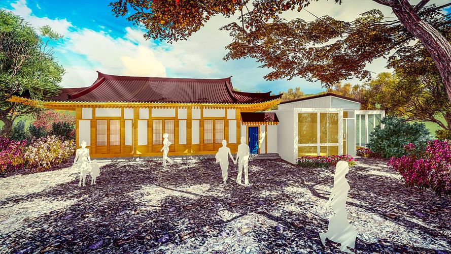 延边朝鲜族民俗建筑景观设计