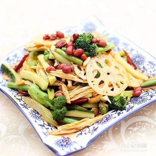 素拼凉菜的做法