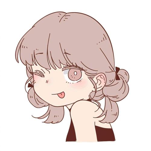 卡通#动漫#可爱#双马尾