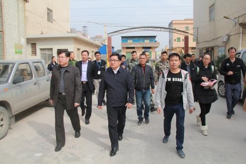 区委书记黎晓华到金利镇开展环保案件现场督查