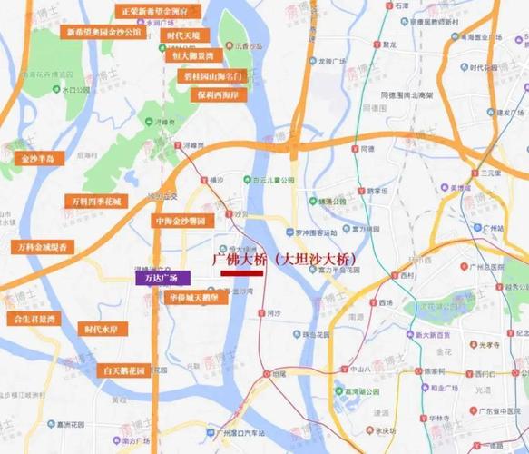 终于等到!广佛大桥一期正式开工 解围"堵城"金沙洲