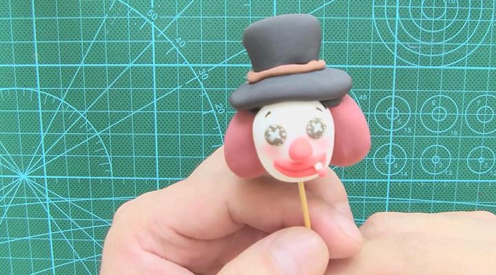 第五人格小丑头部,轻黏土制作过程