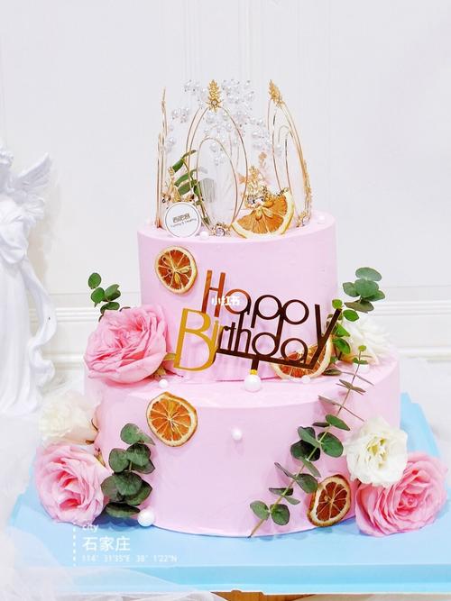 唯美双层鲜花蛋糕98_蛋糕_鲜花_怀特商业广场攻略_鲜花蛋糕_美食