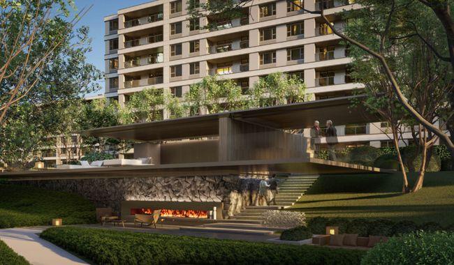 因此,半山悦景的高差生活花园让房