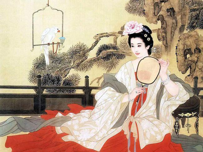 杨贵妃是我国古代四大美女之一,拥有"羞花"之称.