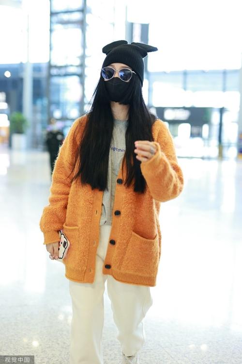 (来自:经典与时尚)2021年12月14日,范冰冰机场街拍.
