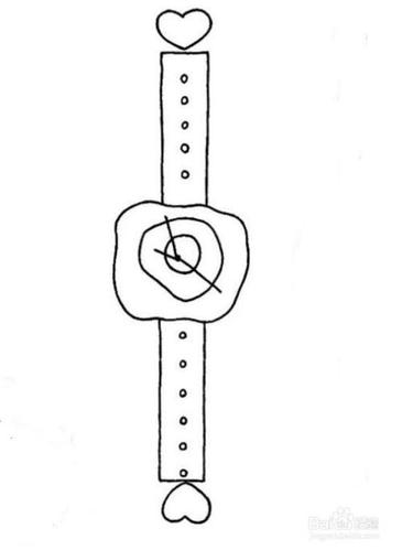手表的简笔画